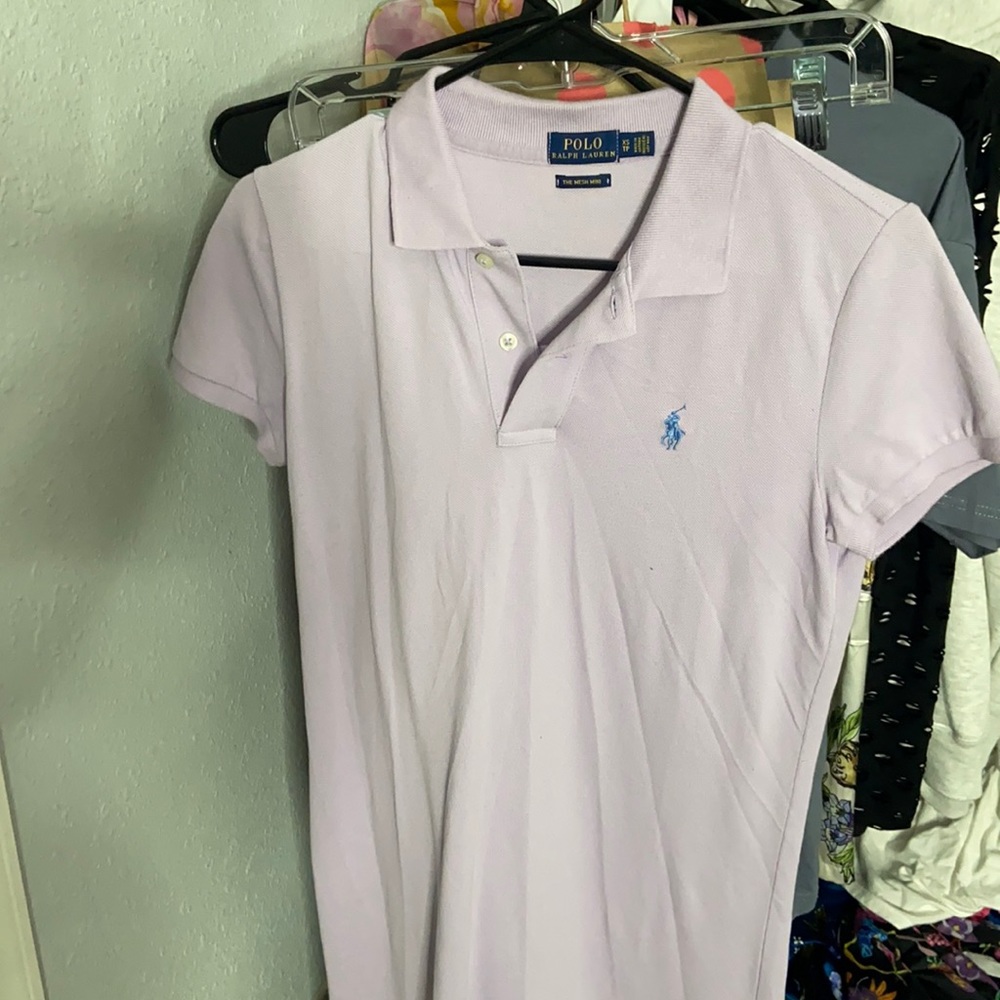 Polo Mesh Mini Dress